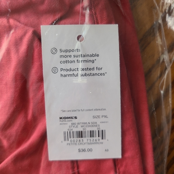 👀50% OFF🩷 NWT‼️ Croft & Barrow brand Petite Utility Skirt - Picture 6 of 6